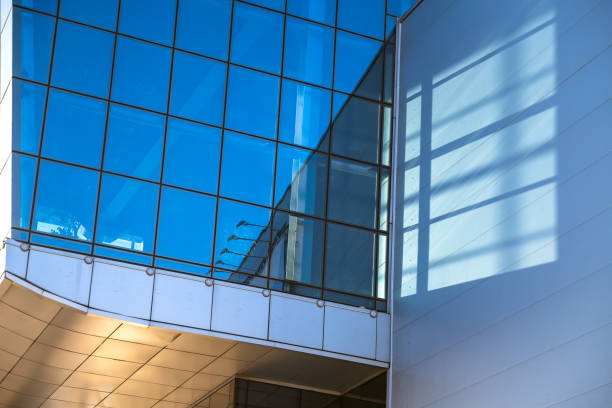 istock Modern business center. Fully glass buildings. 1292292579