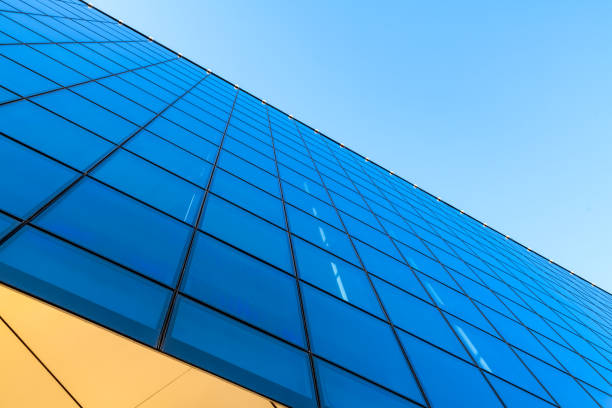 istock Modern business center. Fully glass buildings. 1292292776