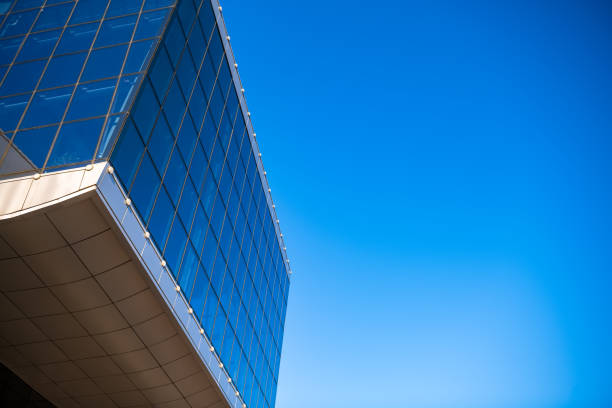 istock Modern business center. Fully glass buildings. 1292292901