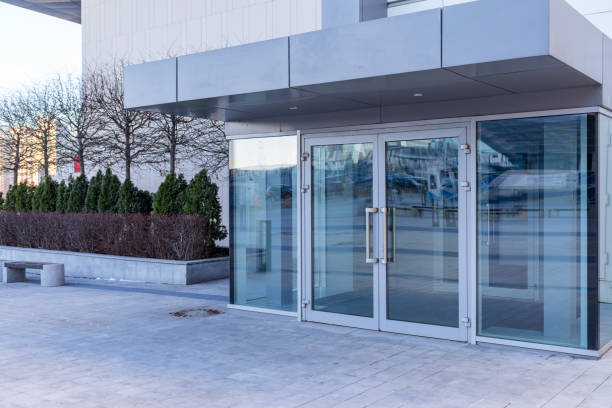 istock Modern business center. Fully glass buildings. 1292292981
