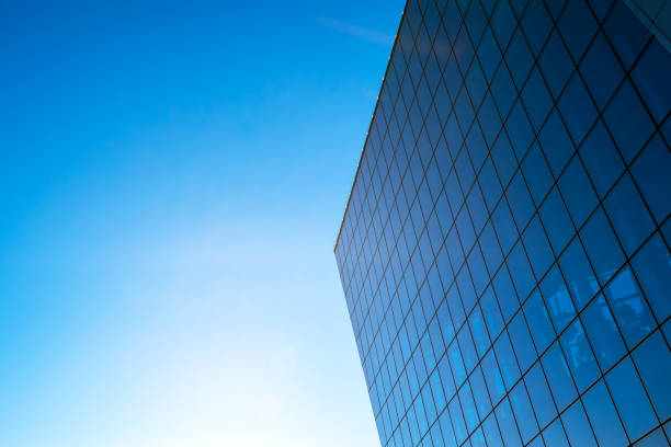 istock Modern business center. Fully glass buildings. 1292292998