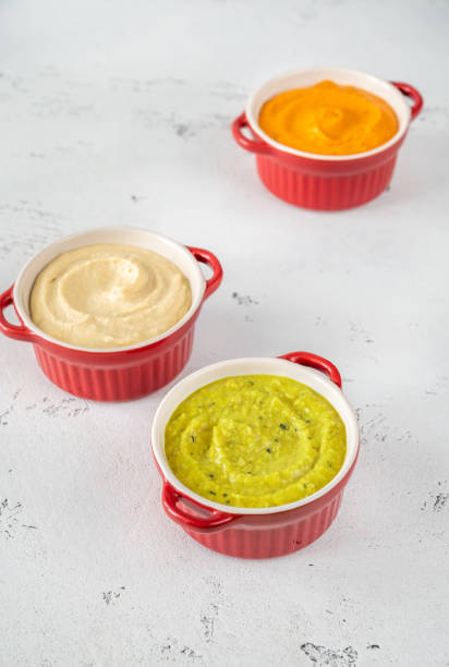 istock Assortment of hummus 1292294168