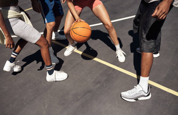 istock Showcasing some fancy footwork on the court 1292296340