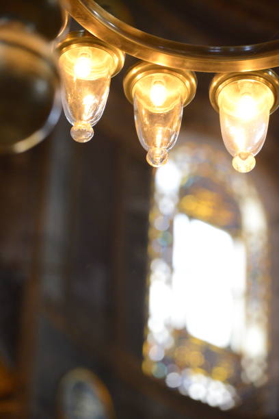 istock Spotlights inside the blue mosque in istanbul turkey 1292303740