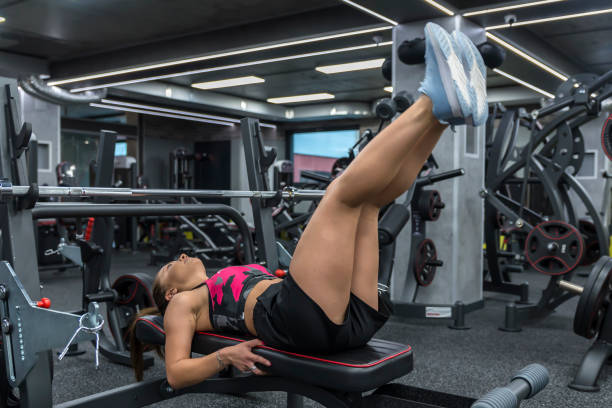 istock A young woman keeps fit in the gym 1292316007