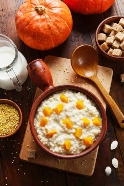istock Millet porridge with pumpkin 1292316646