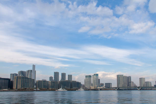 Olympic Village in Harumi district facing Tokyo Bay