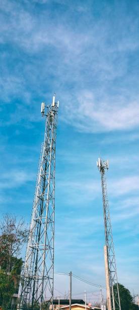 istock The transmission towers are located. 1292331882