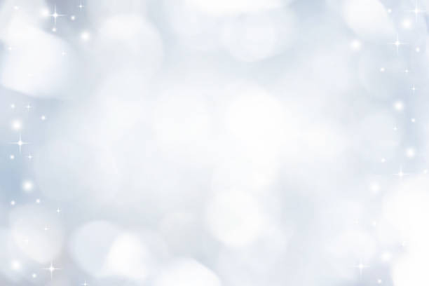 istock abstract blur beautiful glowing white color background with circle bokeh light and shining star glittering for christmas festival and happy new year season design as banner concept 1292341025