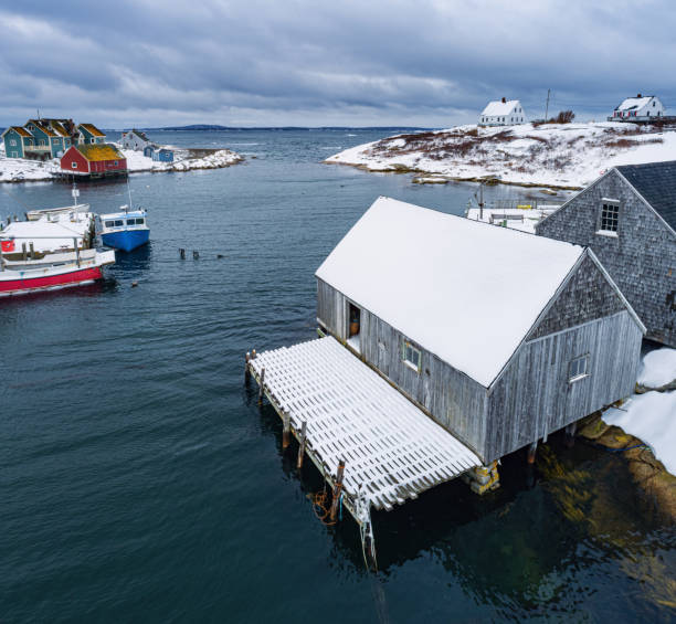 istock Peggy's Cove in Winter 1292341203
