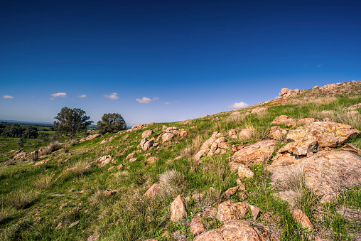 Rocky outcrops in Benalla in Victoria