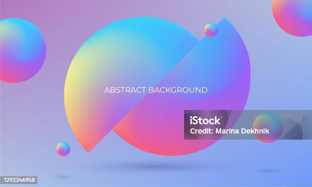 Colorfull Gradient Sphere Gradient Sphere Backs Stock Illustration - Download Image Now - Color ...