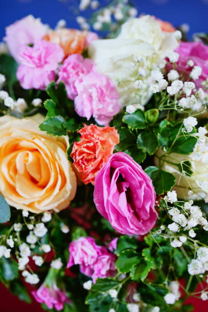 istock Large bouquet of multicolored flowers 1292348658