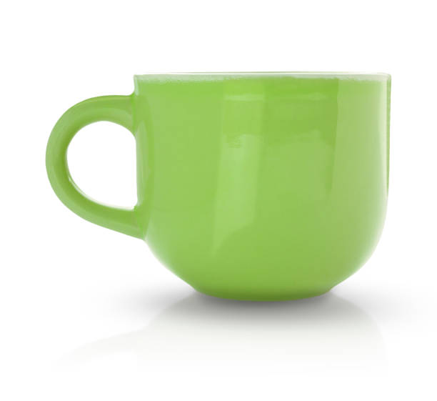 Cup mockup for design isolated on white background with clipping path