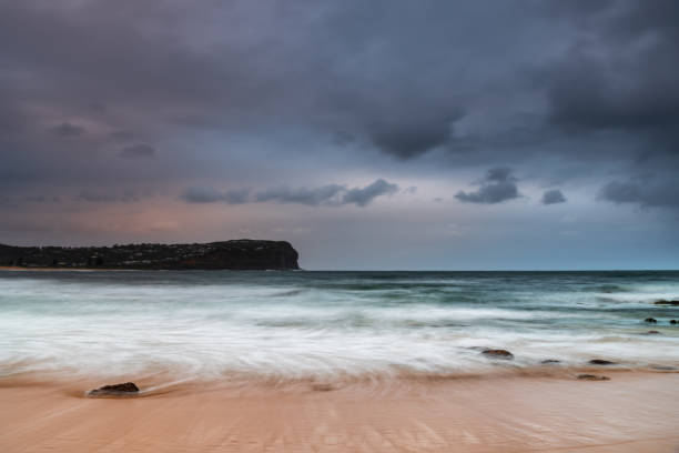 istock Wet weather sunrise seascape 1292351260