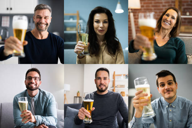 istock Virtual Beer Drink Online Party 1292351287