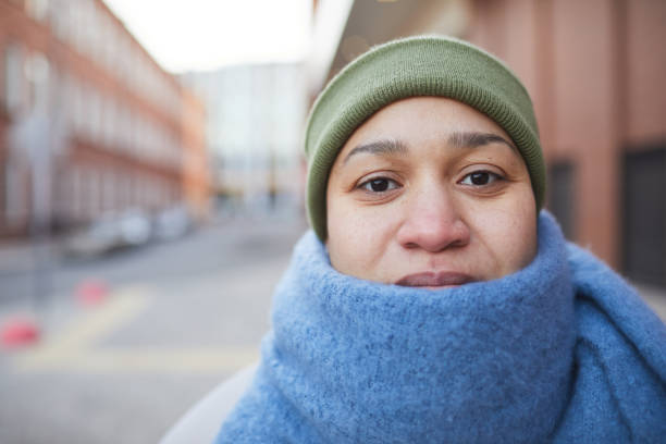 istock Woman in cold weather 1292360446