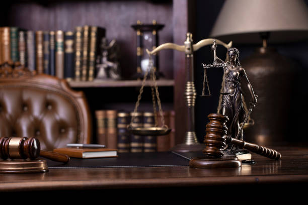 Law and justice theme. Judge chamber. stock photo