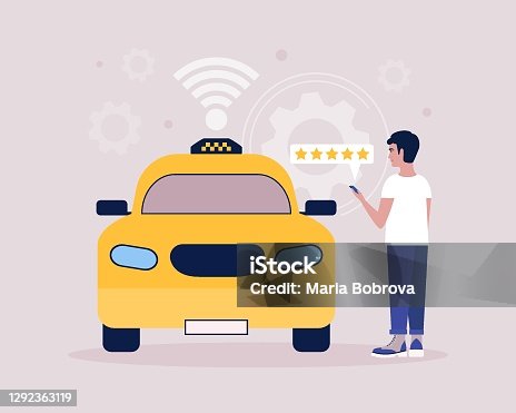 istock Taxi concept 1292363119