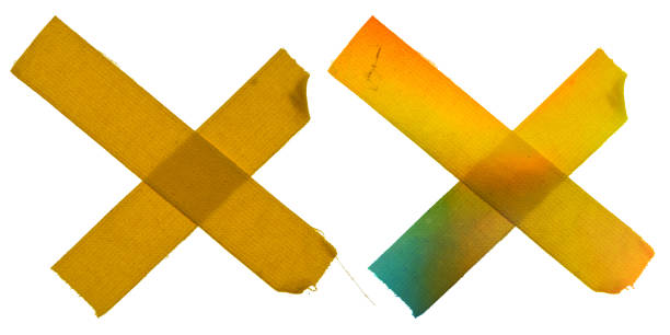 istock two thick fabric tape stripes overlapping each other forming the letter x on white background 1292369220