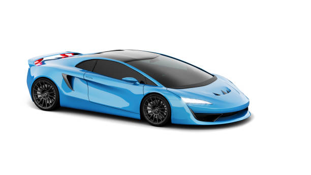 istock blue sportscar front view isolated on white 1292374091