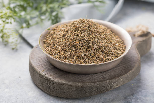 istock Seeds of anise on white  background 1292375231