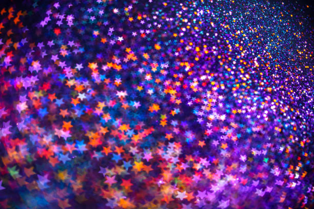 dreamy stars light bokeh background