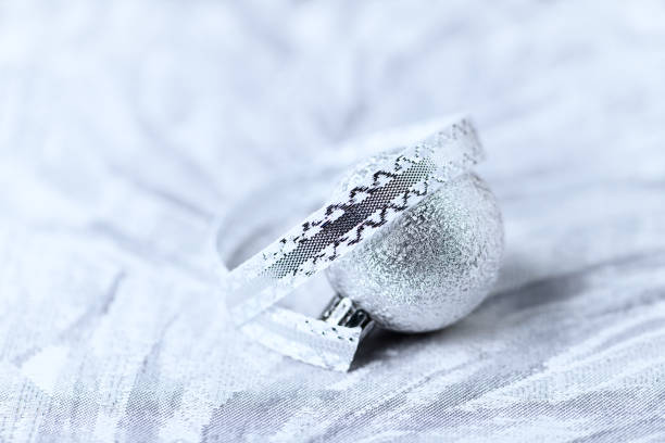 Close up of a Christmas decoration balls
