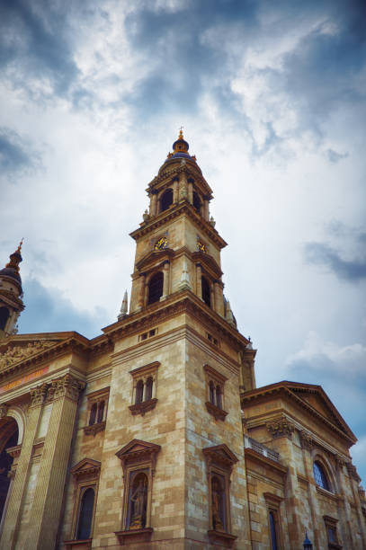 istock St. Stephen's Basilica in Budapest on a cloudy day 1292377728