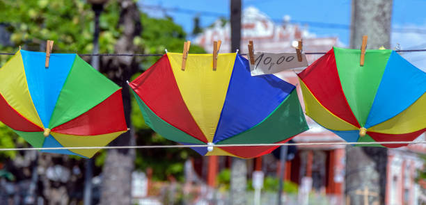 istock Frevo umbrellas from Olinda 1292382614