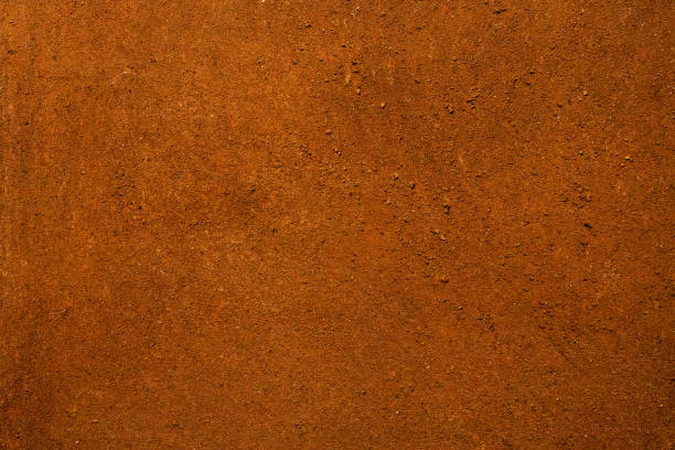 Red Soil Natural Background Red Soil Natural Background soil stock pictures, royalty-free photos & images