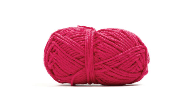 istock Hank of wool yarn, isolated on white 1292396850