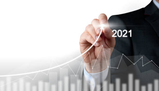istock Happy New Year Background. Start in 2021. 3D illustration 1292397213