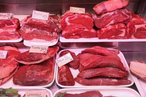 istock Beef cuts in Swedish meat store 1292398042