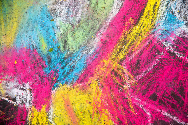 istock Child crayon graffiti on the floor 1292401327
