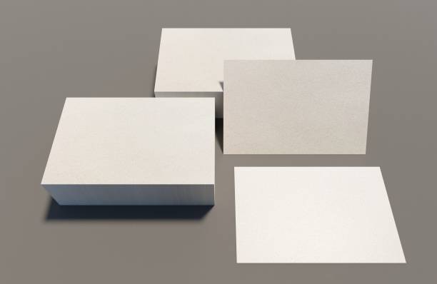 istock Business card paper on desk 1292403147