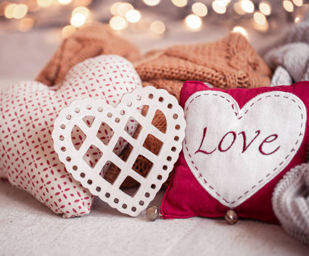 istock Composition of cute decor details for Valentine's Day. 1292407384
