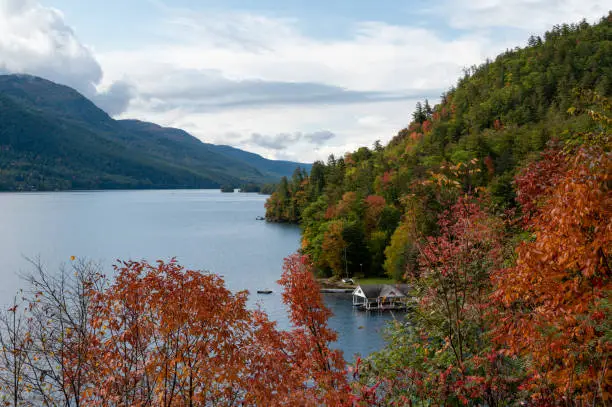 Photo of View of Lake George in the Autumn