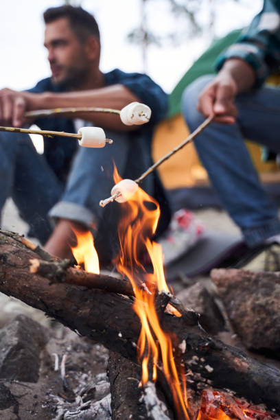 istock Close up photo of roasting marshmallows 1292410376