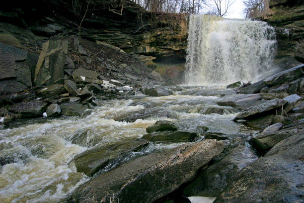 The Waterdown Falls in Ontario, Canada