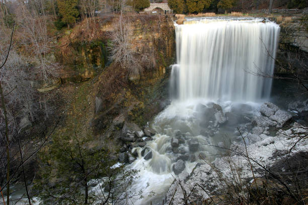 istock Webster's Falls in Ontario, Canada in late winter 1292414556