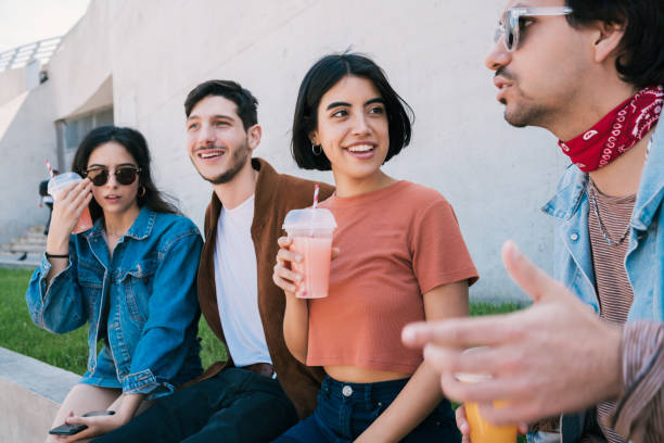 istock Group of friends having fun together. 1292418081