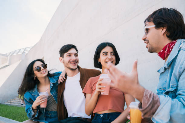 istock Group of friends having fun together. 1292418084