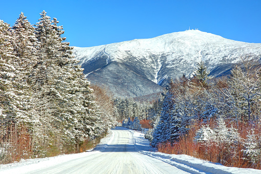 Mt Washington is the highest peak in the Northeastern United States at 6,288.2 ft (1,916.6 m) and the most topographically prominent mountain east of the Mississippi River.