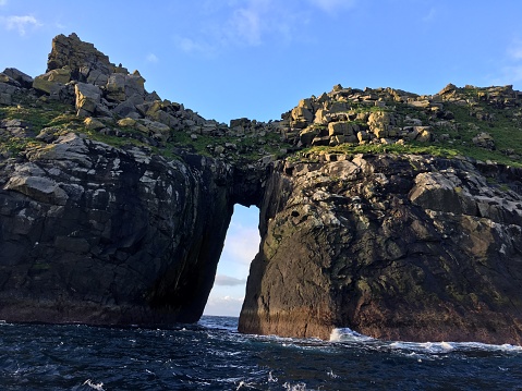 Natural Cliff Arch, St Kilda, Hebrides