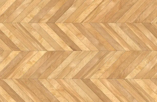 Photo of Herringbone wooden parquet - Texture and background top view