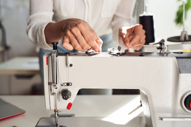 istock Woman starting sewing 1292434668