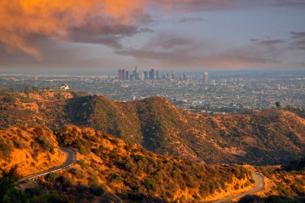 istock Griffith Park and Los Angeles with Sunset Sky 1292437093
