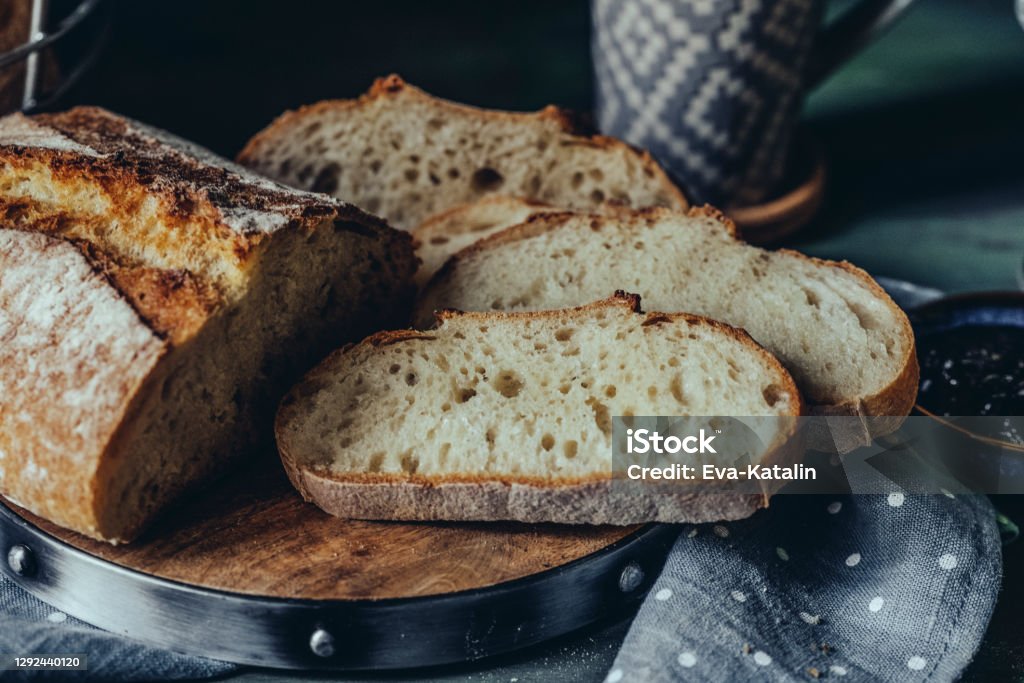 Still life with bread Bread Stock Photo