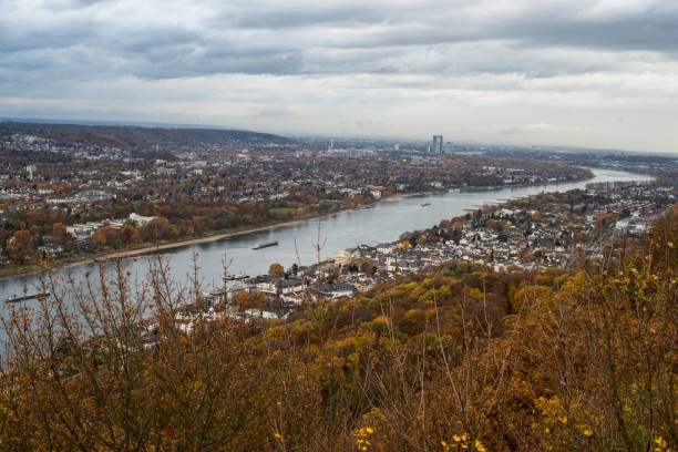 istock Germany, mountain houses and Rhine river 1292442694